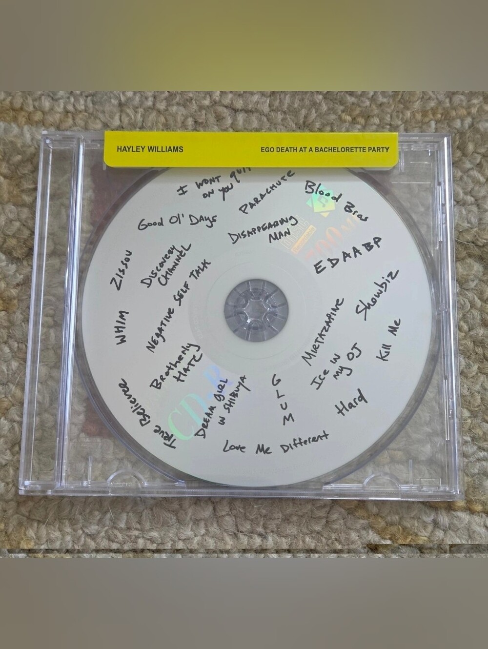 Hayley Williams EDAABP CD Hayley’s UpDaTeD Mix Ego Death Bachelorette Party NEW